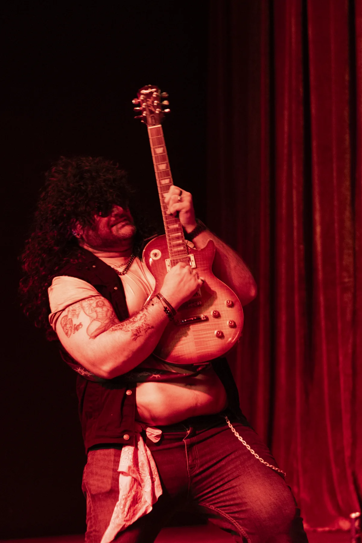 Chris Ferreira playing guitar at the 2026 Lip Sync Battle